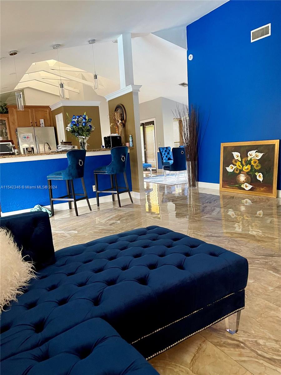 Great room and breakfast bar
