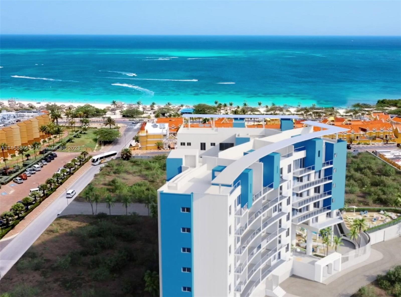 corner unit with espectacular views Atlantic 360 residences Aruba3master bedrooms great 1000 plus terrace and more in the heart of eagle beach - aruba