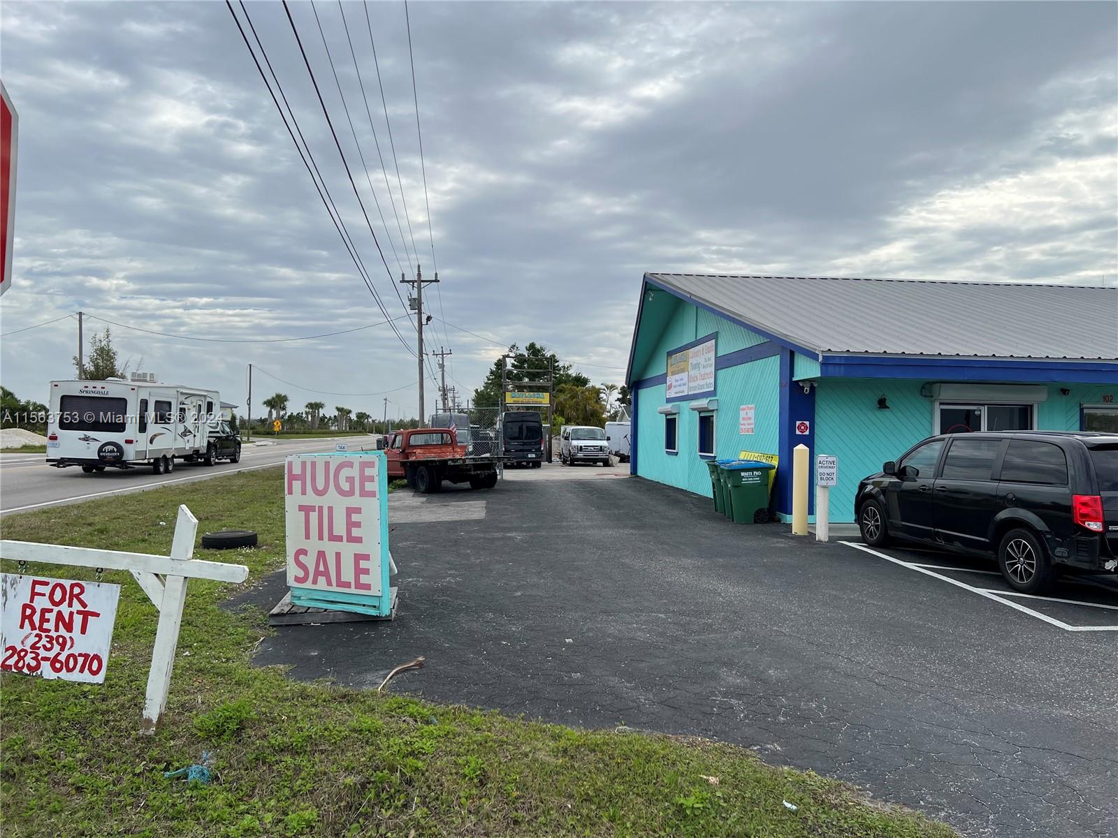 Frontage along Pine Island Rd. across the street from the brand new Publix