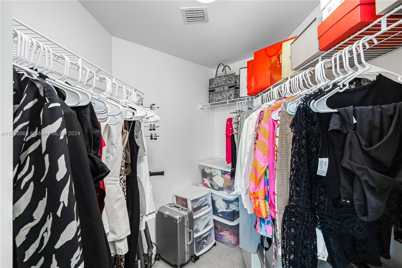 Walk-in closet on Primary BR