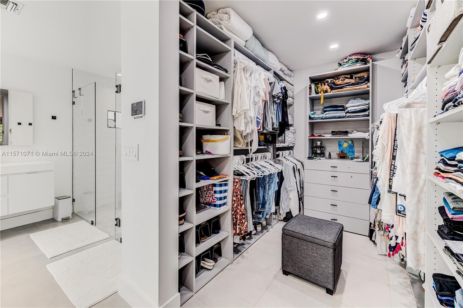 Master closet
