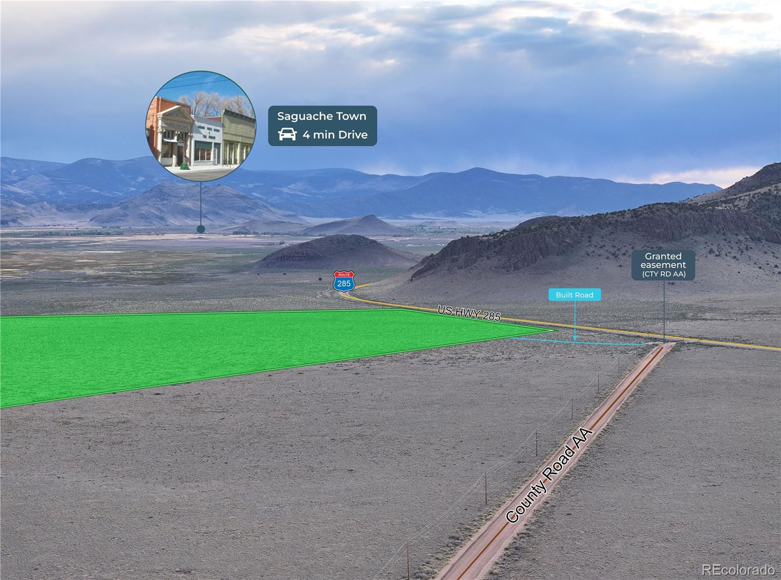 002 285 Highway, Saguache, CO 81149, ,Land,For Sale,285,REC7506760
