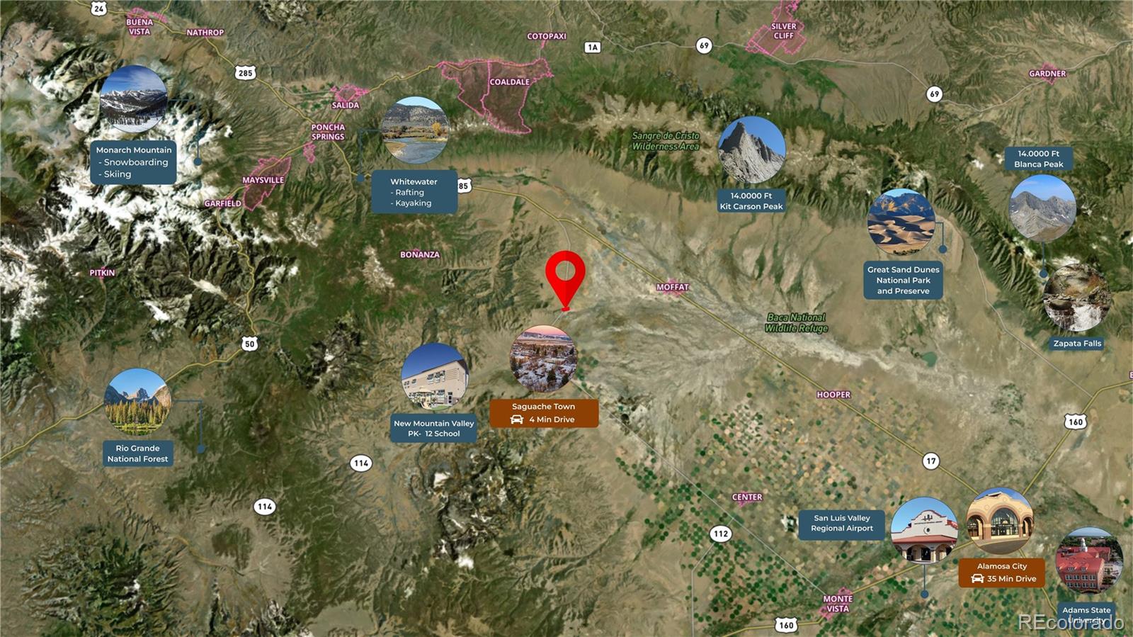 002 285 Highway, Saguache, CO 81149, ,Land,For Sale,285,REC7506760