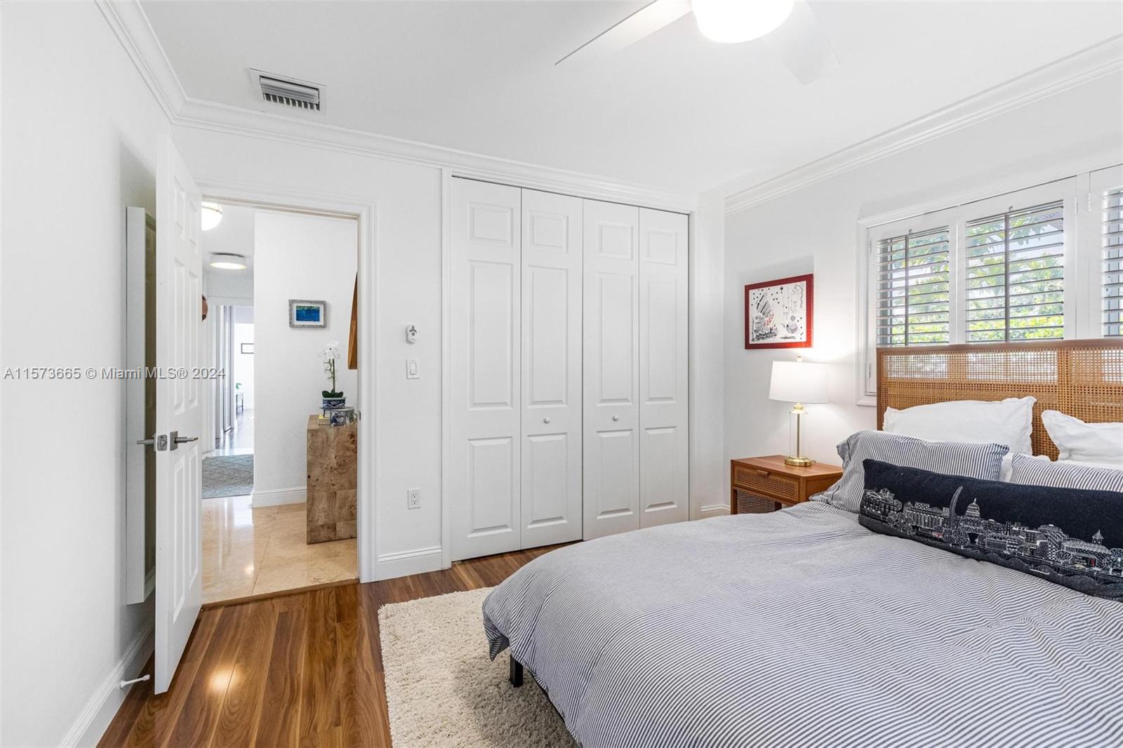 Bedroom #3 off of the corner of the hallway