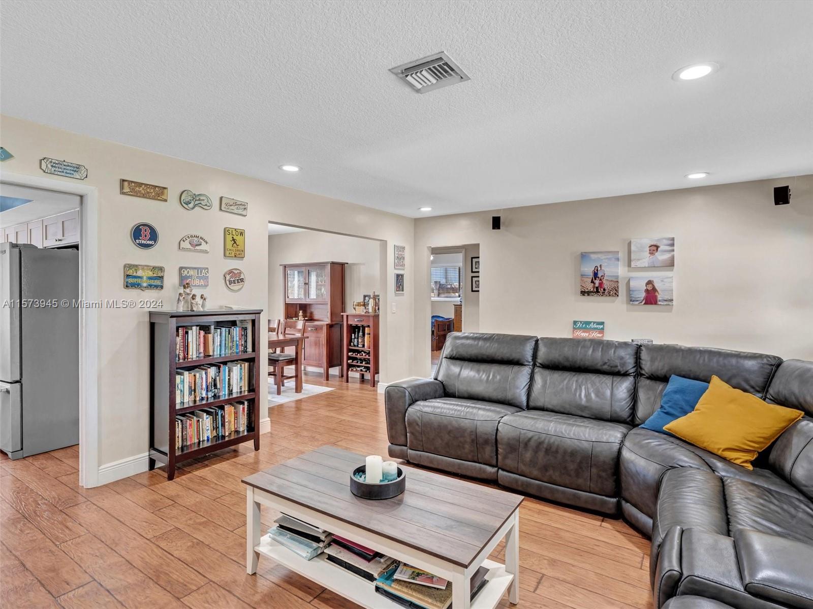 Spacious front living room