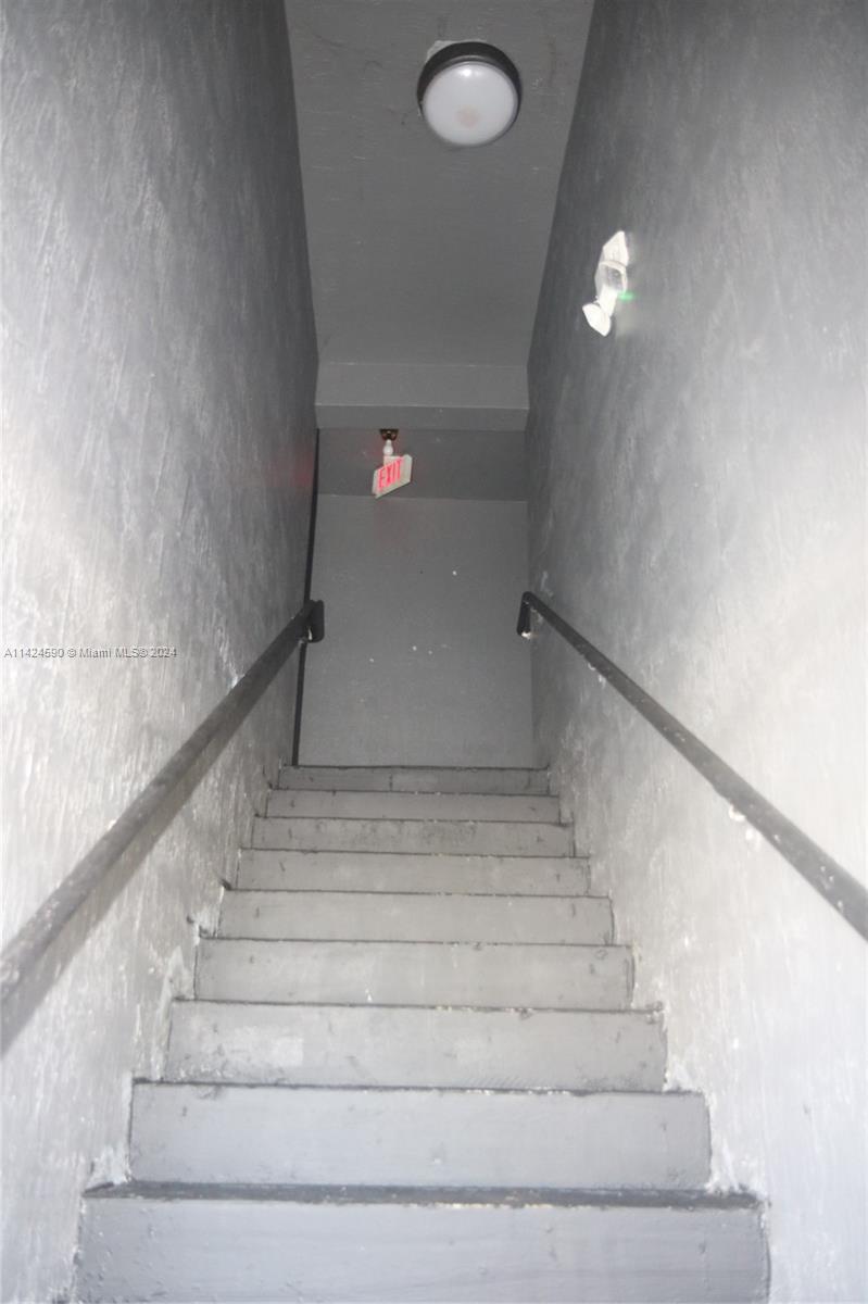 Stairway to second floor units