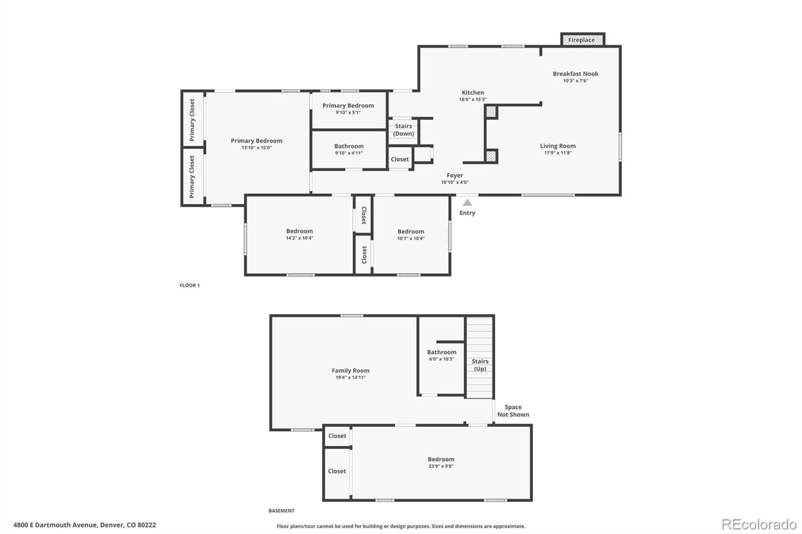 4800 Dartmouth Avenue, Denver, CO 80222, 4 Bedrooms Bedrooms, ,3 BathroomsBathrooms,Residential,For Sale,Dartmouth,REC6804909