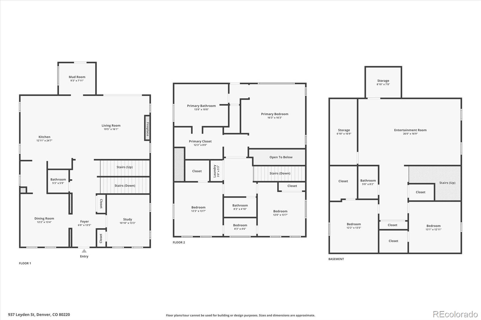 937 Leyden Street, Denver, CO 80220, 5 Bedrooms Bedrooms, ,4 BathroomsBathrooms,Residential,For Sale,Leyden,REC8397655