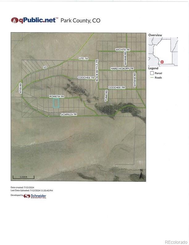 000 Koweta Trail, Hartsel, CO 80449, ,Land,For Sale,Koweta,REC6127651