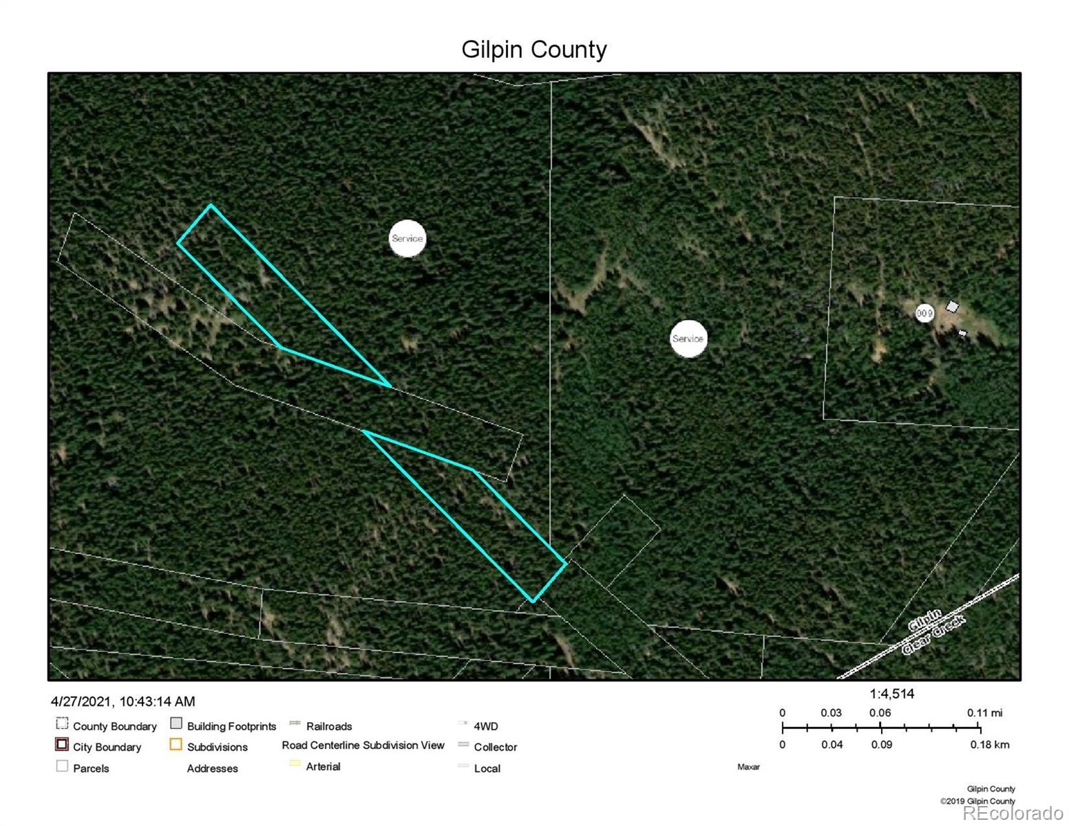 B Horse Peck Spur Road, Idaho Springs, CO 80425, ,Land,For Sale,Peck Spur,REC1751060