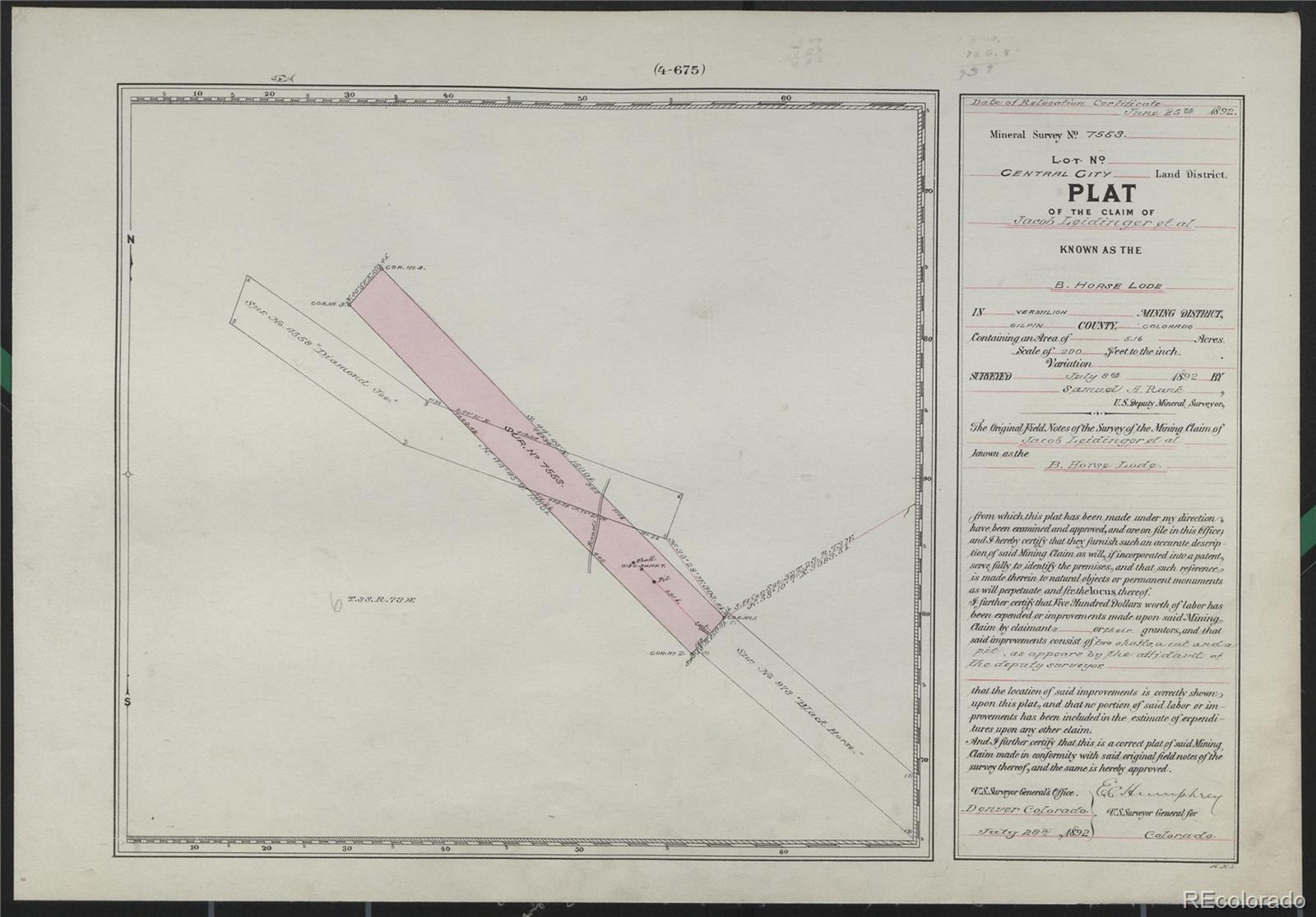 B Horse Peck Spur Road, Idaho Springs, CO 80425, ,Land,For Sale,Peck Spur,REC1751060