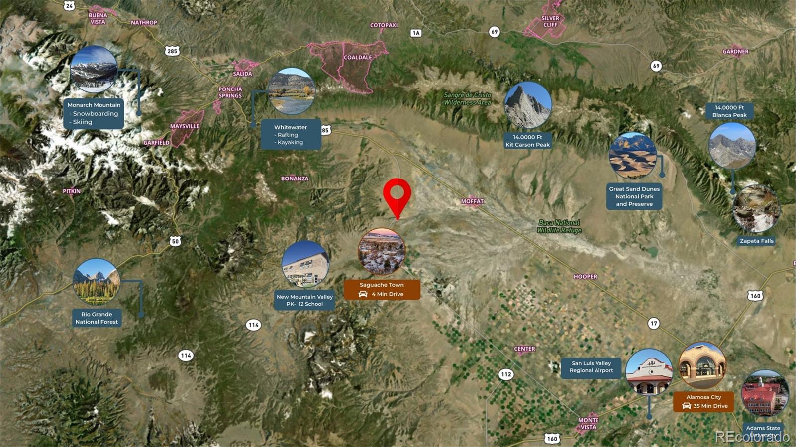 005 285 Highway, Saguache, CO 81149, ,Land,For Sale,285 Highway,REC8430577