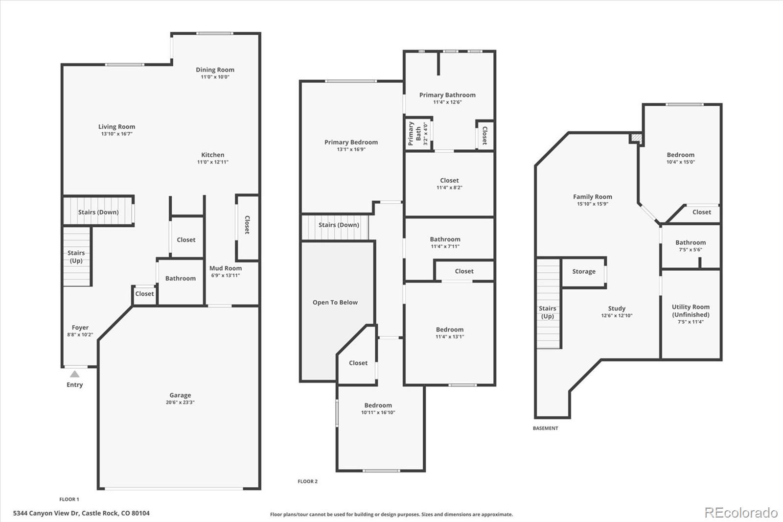 5344 Canyon View Drive, Castle Rock, CO 80104, 4 Bedrooms Bedrooms, ,4 BathroomsBathrooms,Residential,For Sale,Canyon View,REC3949813