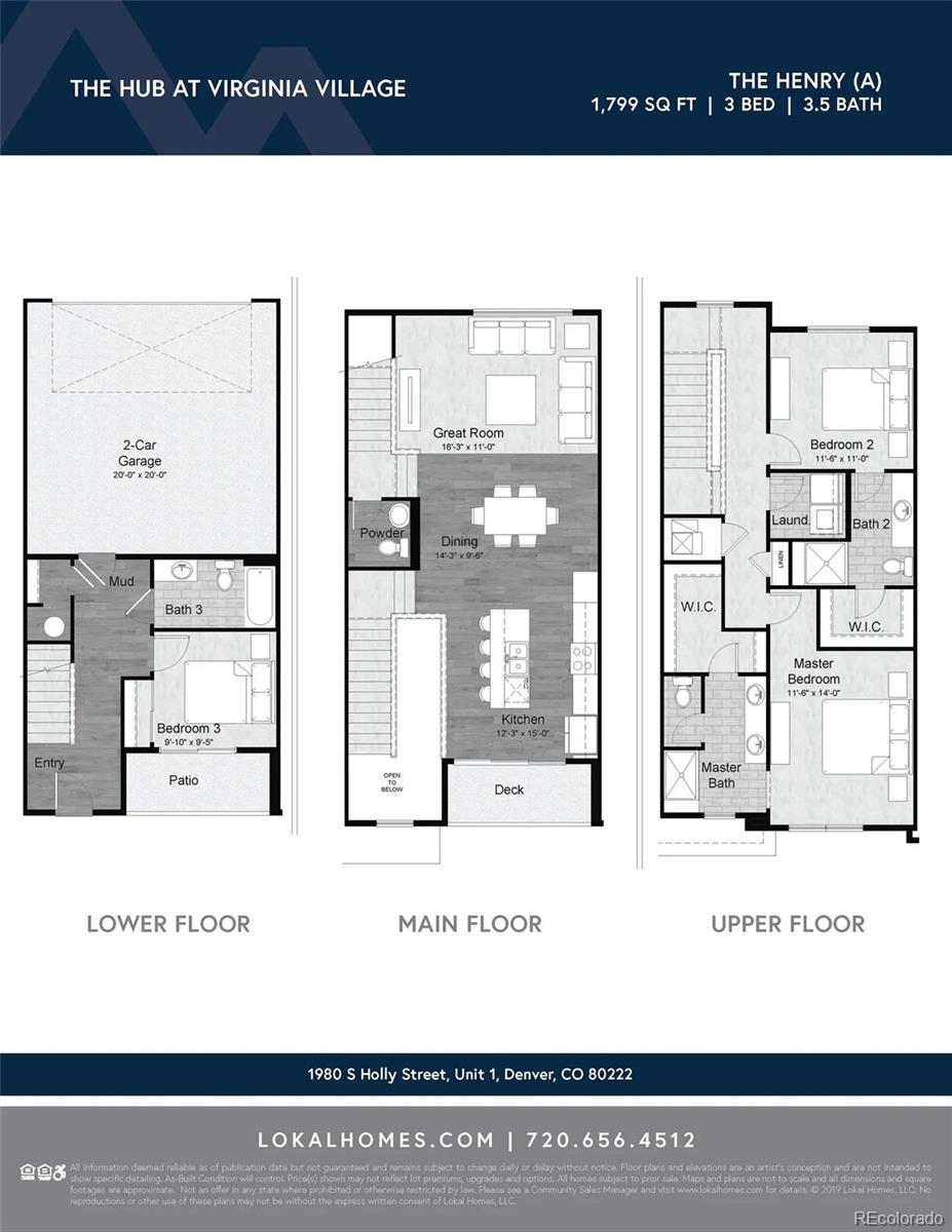 2044 Holly Street #5, Denver, CO 80222, 2 Bedrooms Bedrooms, ,4 BathroomsBathrooms,Residential,For Sale,Holly,REC6502915