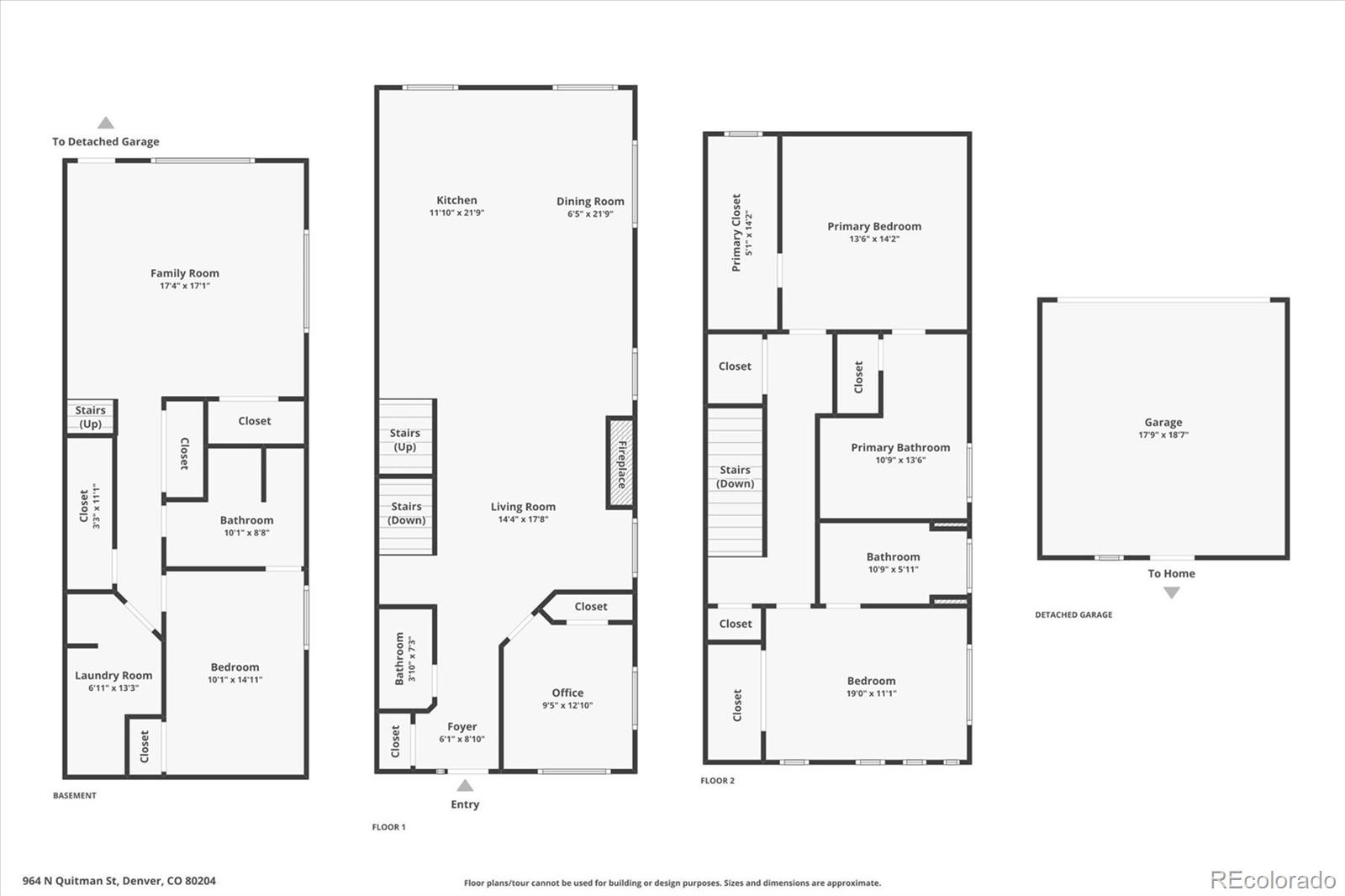 960 Quitman Street, Denver, CO 80204, 4 Bedrooms Bedrooms, ,4 BathroomsBathrooms,Residential,For Sale,Quitman,REC4578486