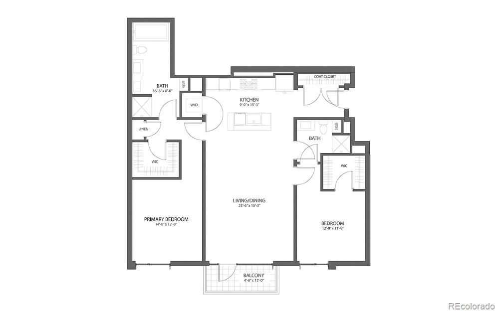 255 St. Paul Street #306, Denver, CO 80206, 2 Bedrooms Bedrooms, ,2 BathroomsBathrooms,Rental,For Rent,Saint Paul Collection,St. Paul,REC1821436
