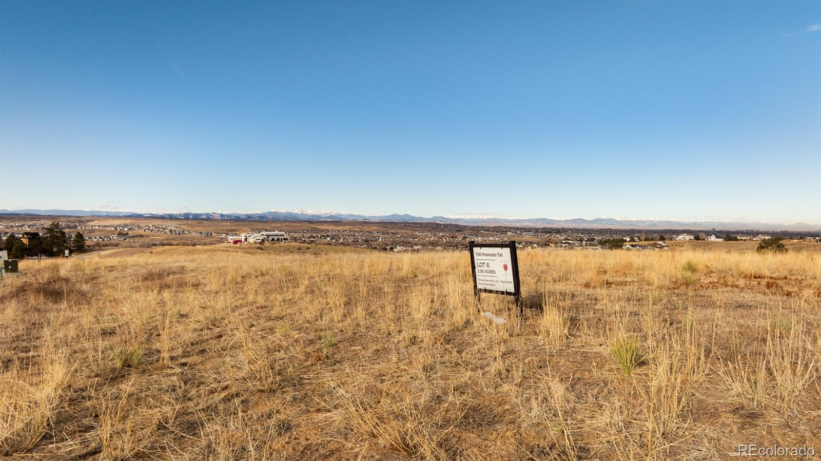 7545 Preservation Trail, Parker, CO 80134, ,Land,For Sale,Preservation,REC7066163