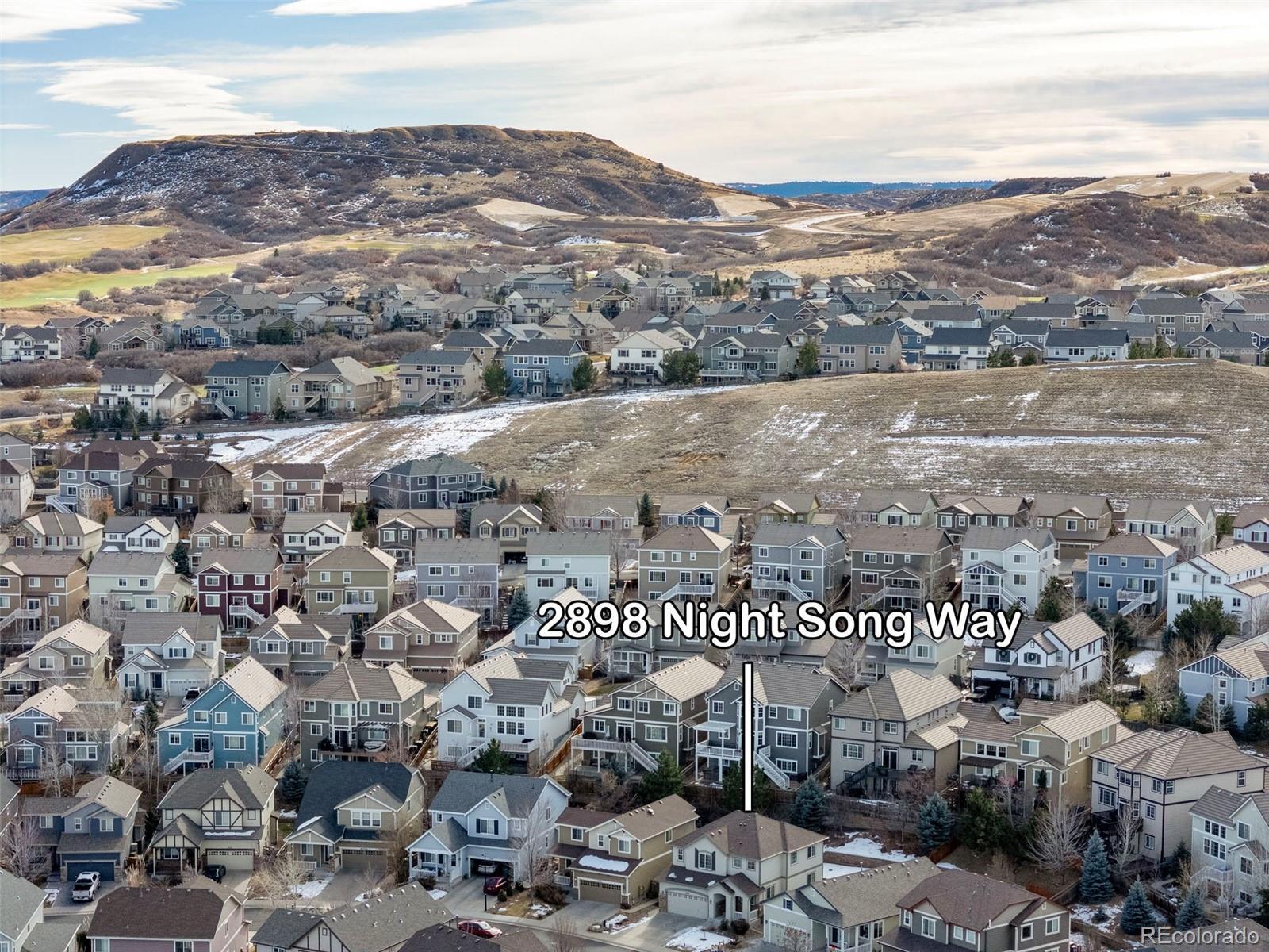 2898 Night Song Way, Castle Rock, CO 80109, 5 Bedrooms Bedrooms, ,4 BathroomsBathrooms,Residential,For Sale,Night Song,REC5422112