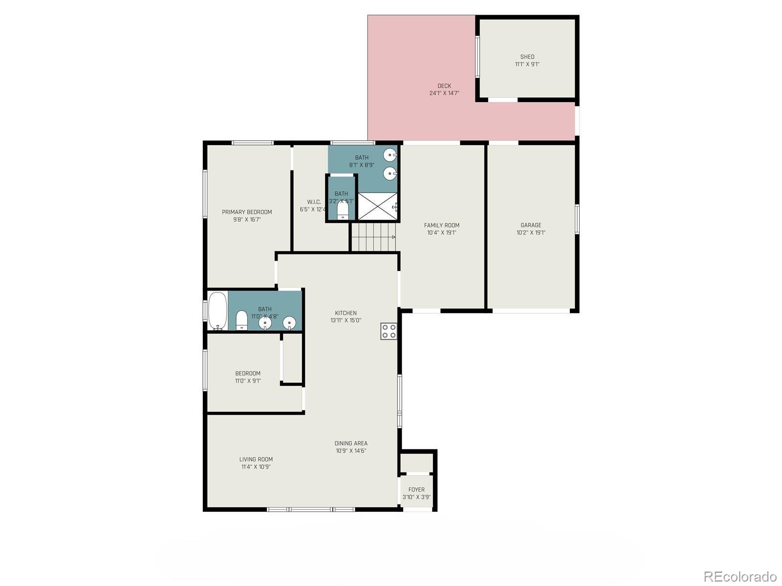 6035 Everett Street, Arvada, CO 80004, 5 Bedrooms Bedrooms, ,3 BathroomsBathrooms,Residential,For Sale,Everett,REC3401551
