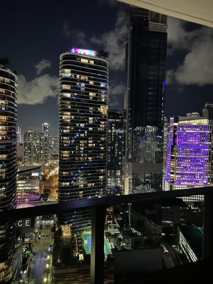 Night view of Brickell City Center
