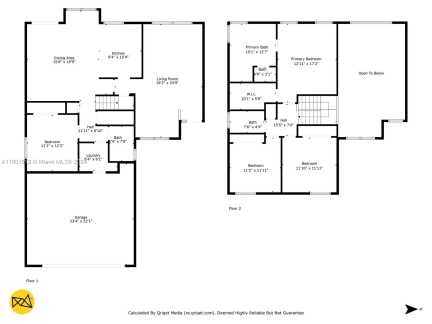 1st and 2nd Floor Combined