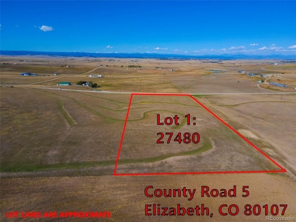 27480 County Road 5, Elizabeth, CO 80107, ,Land,For Sale,County Road 5,REC3889948